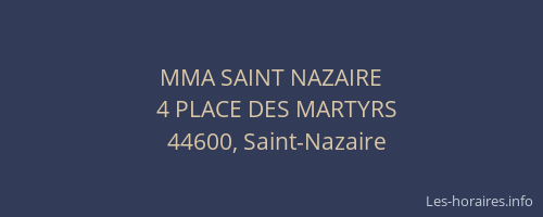 MMA SAINT NAZAIRE