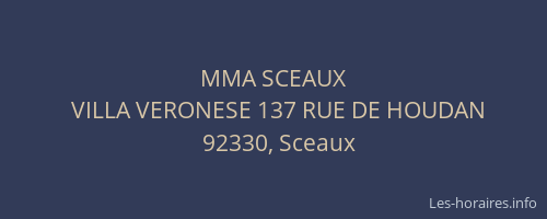MMA SCEAUX