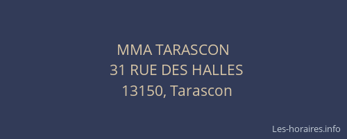 MMA TARASCON
