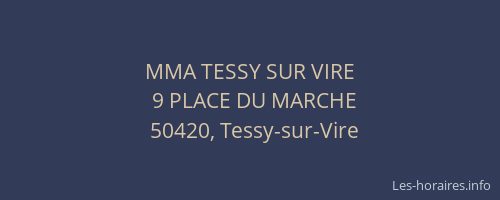 MMA TESSY SUR VIRE