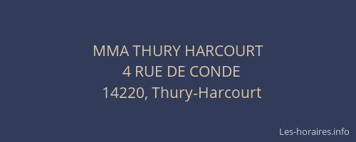 MMA THURY HARCOURT