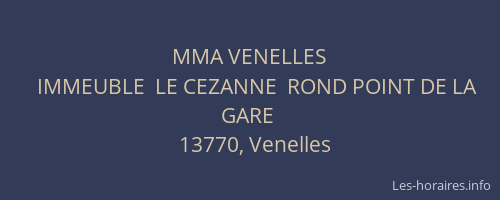MMA VENELLES