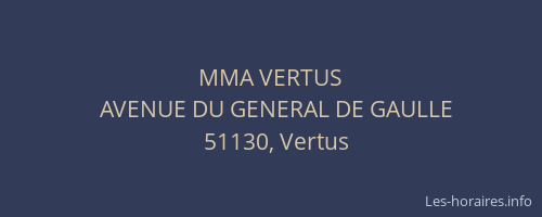 MMA VERTUS