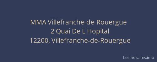 MMA Villefranche-de-Rouergue