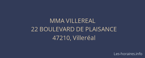 MMA VILLEREAL