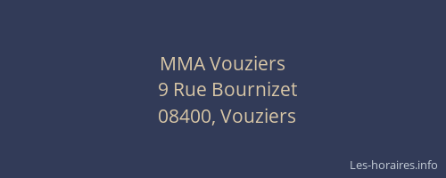 MMA Vouziers