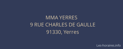 MMA YERRES