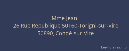 Mme Jean