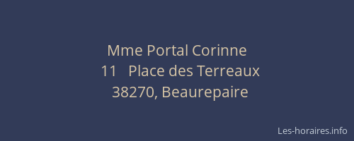 Mme Portal Corinne