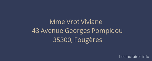 Mme Vrot Viviane