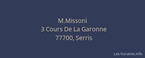 M.Missoni
