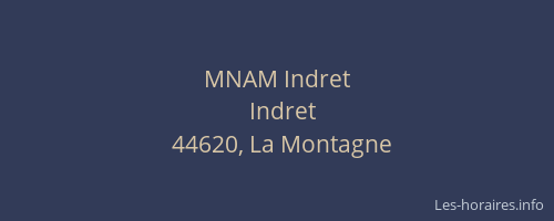 MNAM Indret