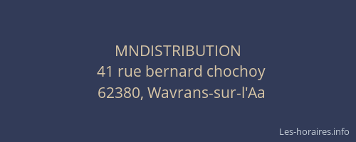 MNDISTRIBUTION