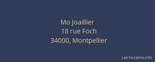 Mo Joaillier