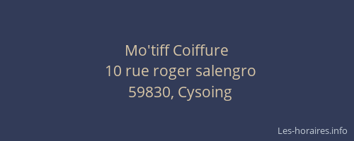 Mo'tiff Coiffure