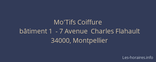 Mo'Tifs Coiffure