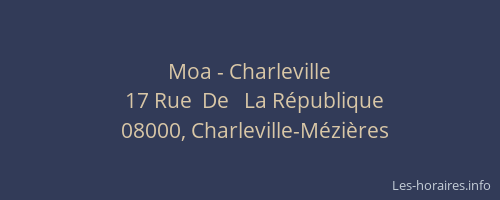 Moa - Charleville