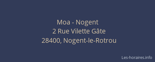Moa - Nogent
