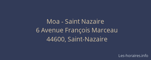 Moa - Saint Nazaire