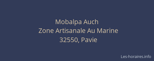 Mobalpa Auch