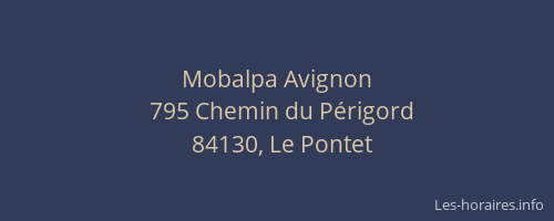 Mobalpa Avignon