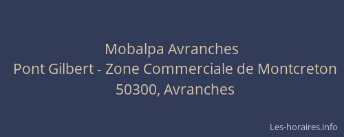 Mobalpa Avranches