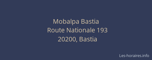 Mobalpa Bastia