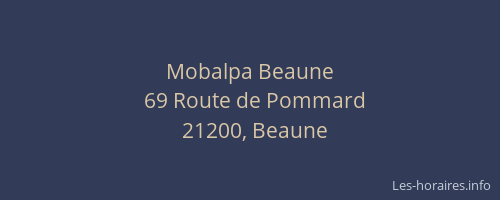 Mobalpa Beaune