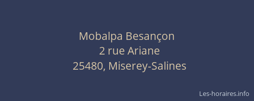 Mobalpa Besançon