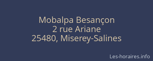 Mobalpa Besançon