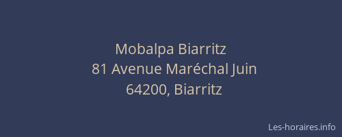 Mobalpa Biarritz