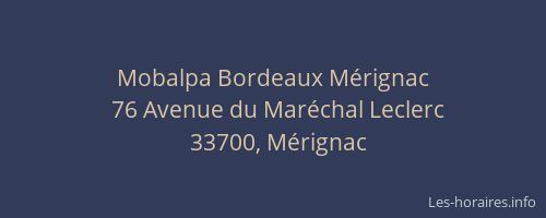 Mobalpa Bordeaux Mérignac