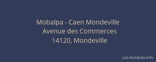 Mobalpa - Caen Mondeville