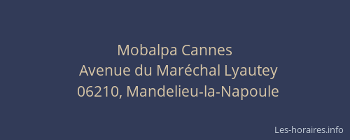 Mobalpa Cannes