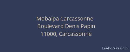 Mobalpa Carcassonne