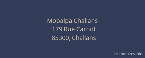 Mobalpa Challans