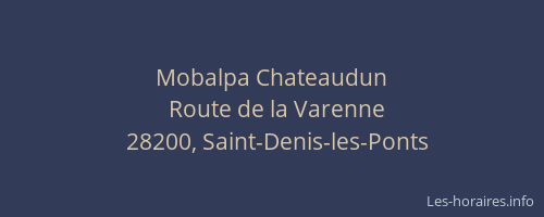 Mobalpa Chateaudun