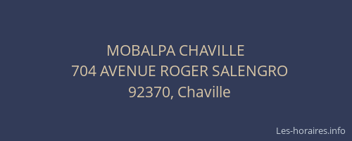 MOBALPA CHAVILLE