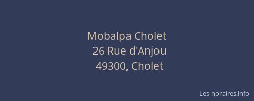 Mobalpa Cholet