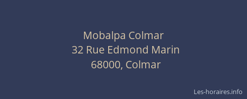 Mobalpa Colmar