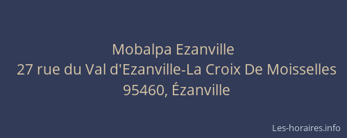Mobalpa Ezanville