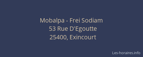 Mobalpa - Frei Sodiam