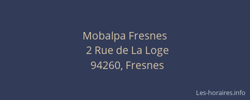 Mobalpa Fresnes