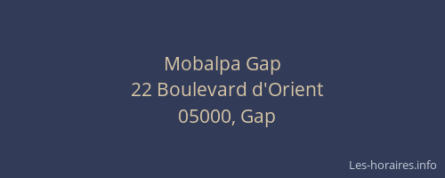 Mobalpa Gap