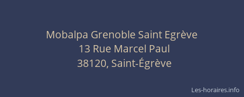 Mobalpa Grenoble Saint Egr&egrave;ve