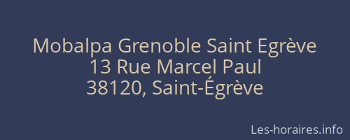 Mobalpa Grenoble Saint Egrève