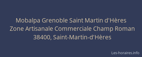 Mobalpa Grenoble Saint Martin d'Hères