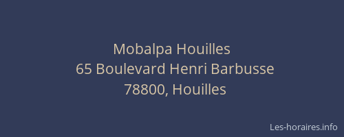 Mobalpa Houilles