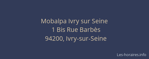 Mobalpa Ivry sur Seine