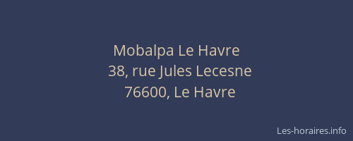 Mobalpa Le Havre